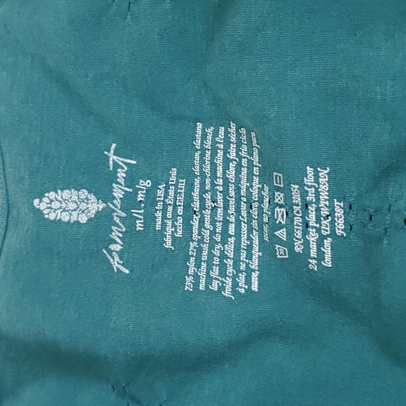 *Flawed* Free People Good Karma Longsleeve Onesie Overcast - Picture 3 of 11